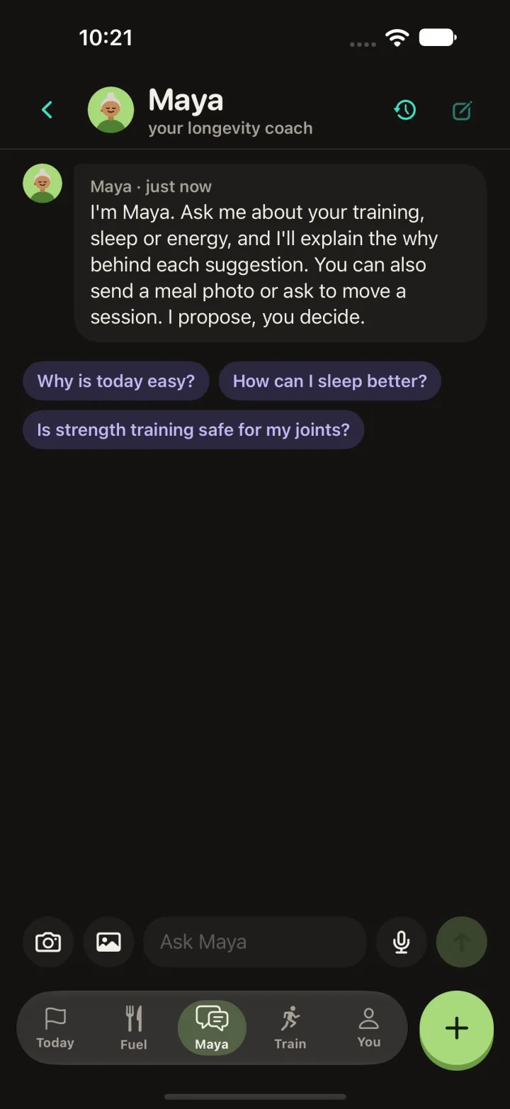 Chat with Maya